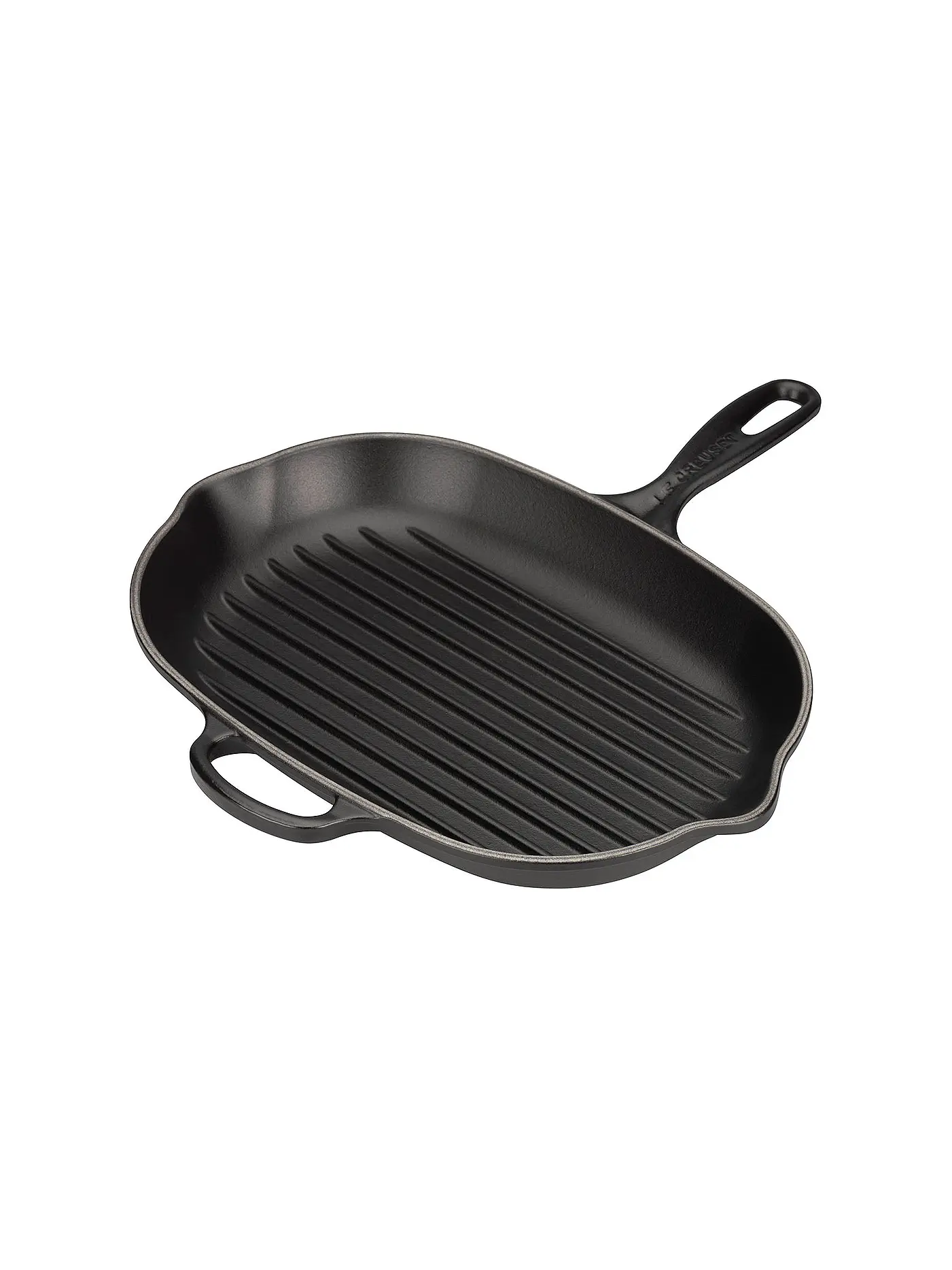 LE CREUSET | Grillpfanne oval "Signature" 32cm (Ofenrot) | schwarz